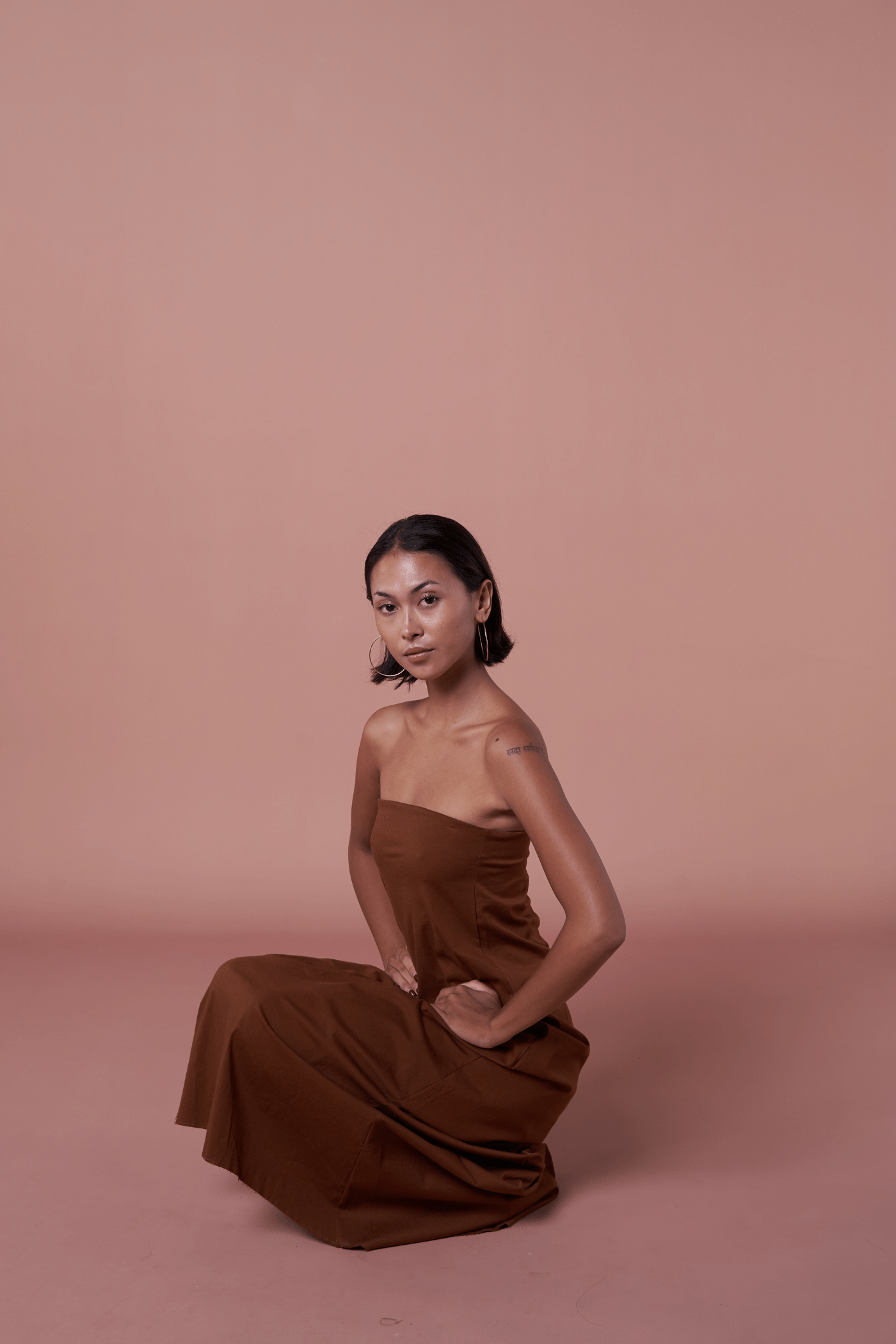 Giorgia Dress in Chocolate