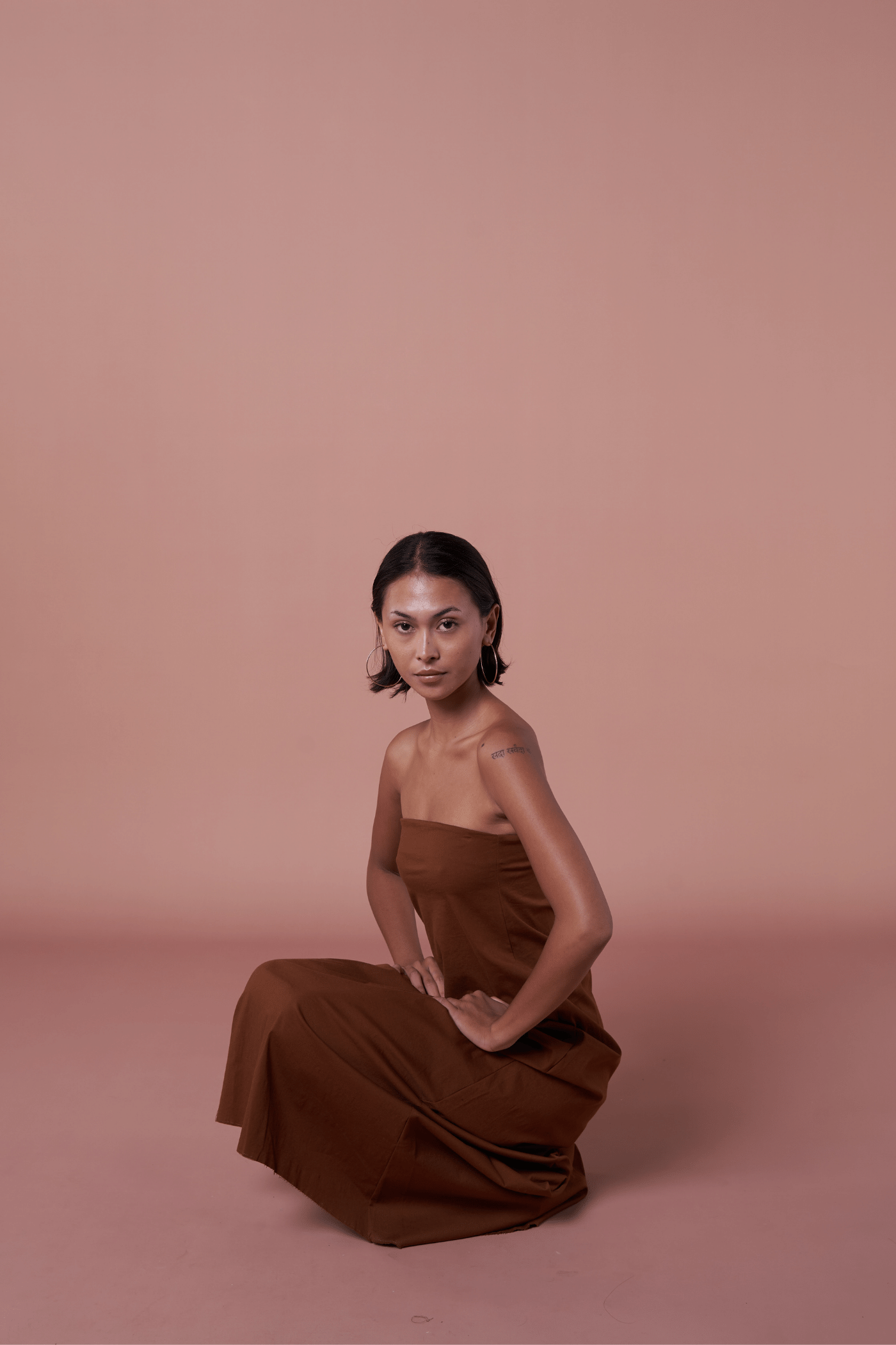 Giorgia Dress in Chocolate