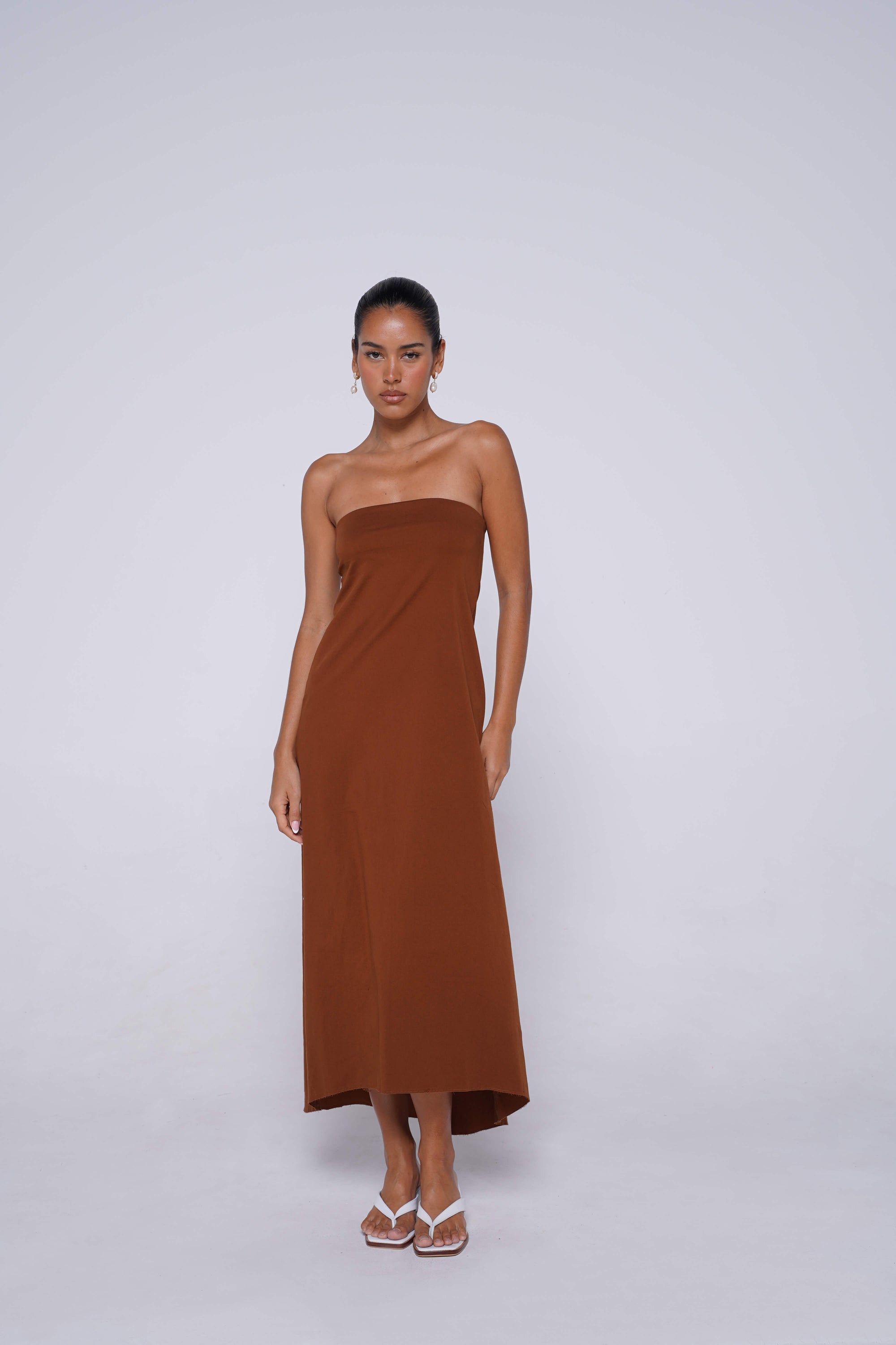 Giorgia Dress in Chocolate