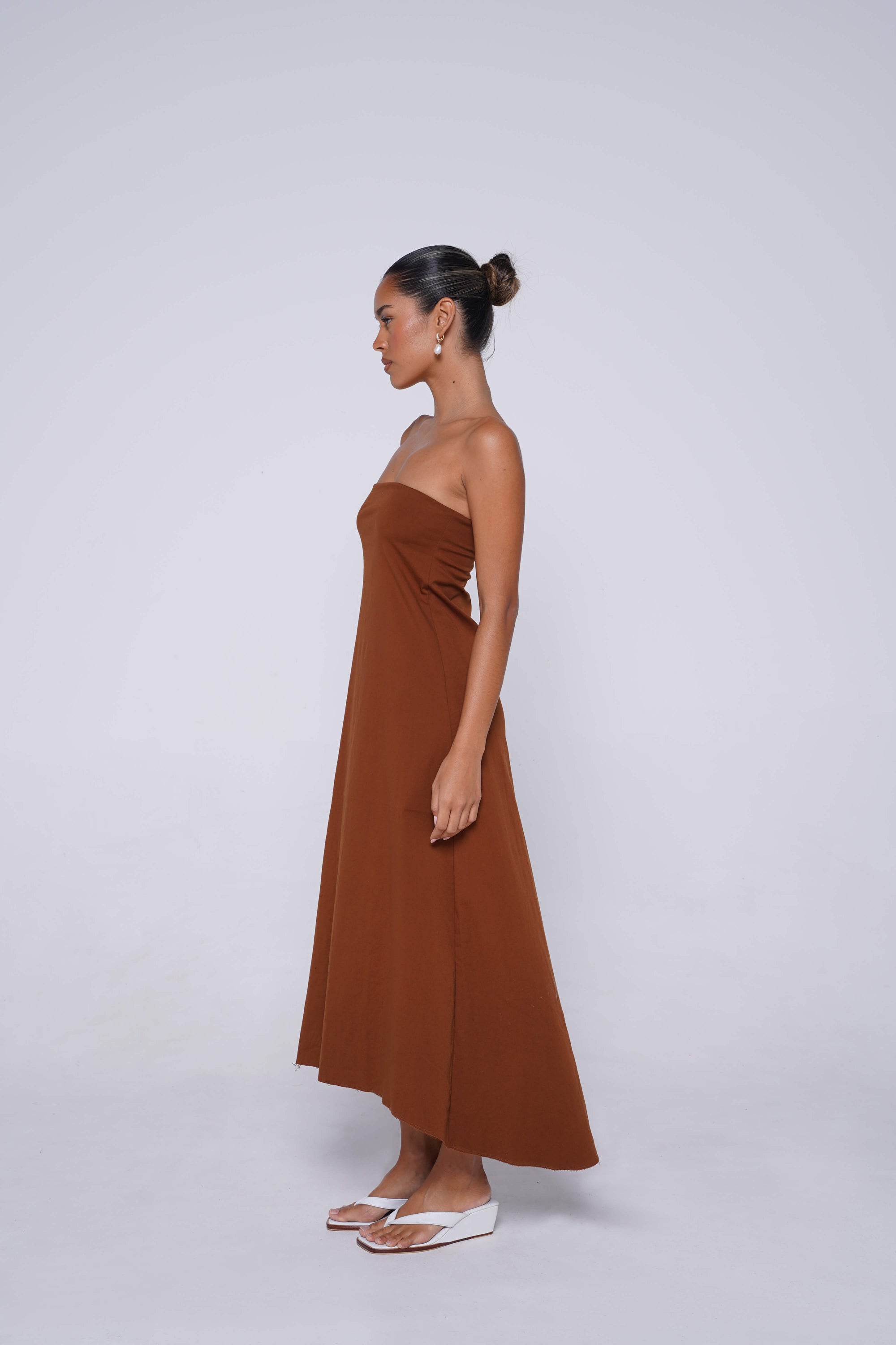 Giorgia Dress in Chocolate
