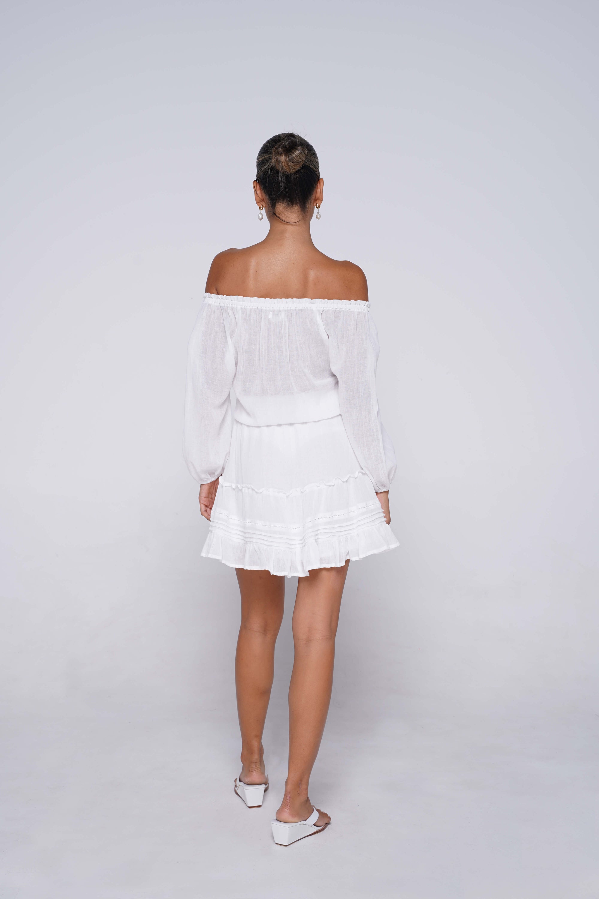Chloe Dress in White