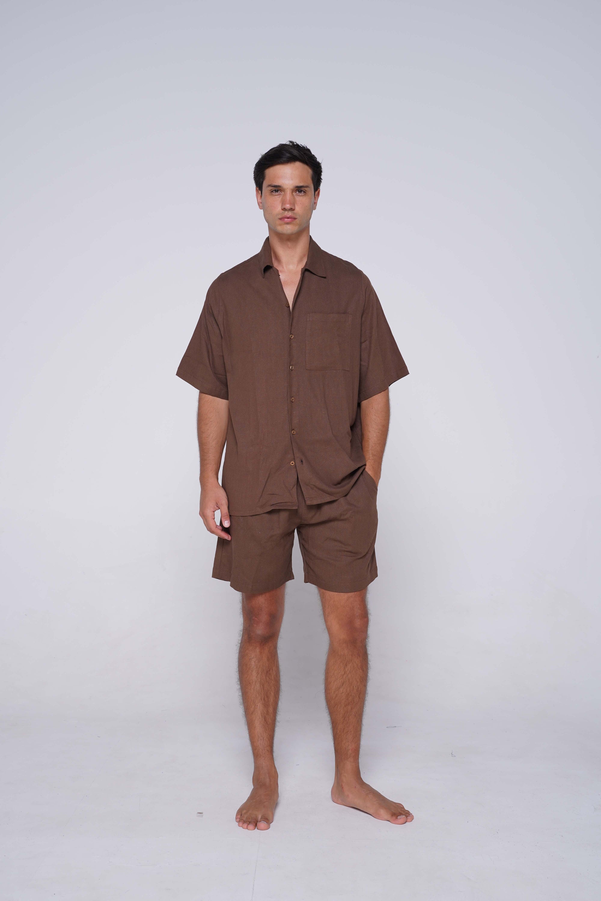 Henry Shorts in Chocolate