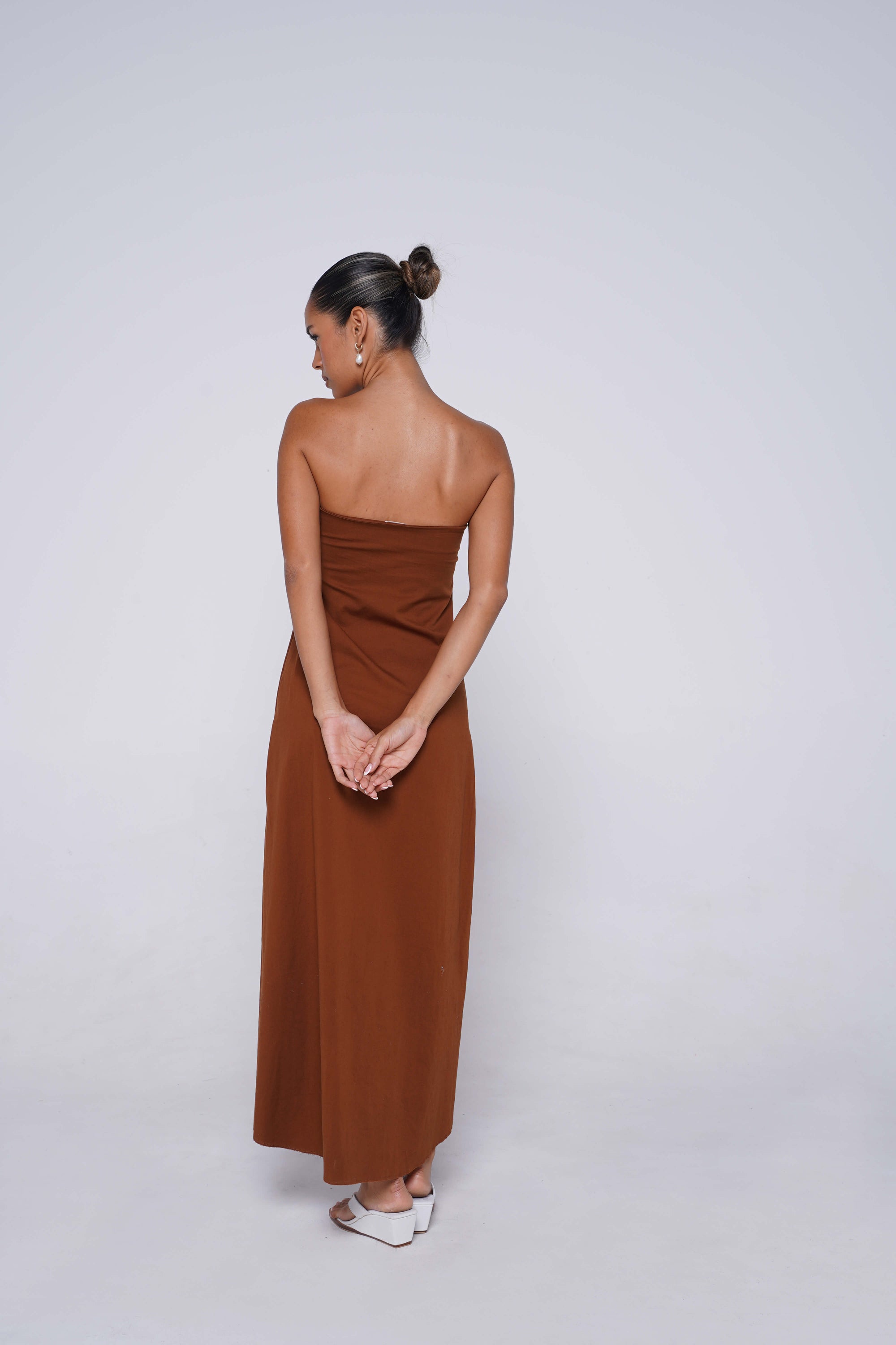 Giorgia Dress in Chocolate