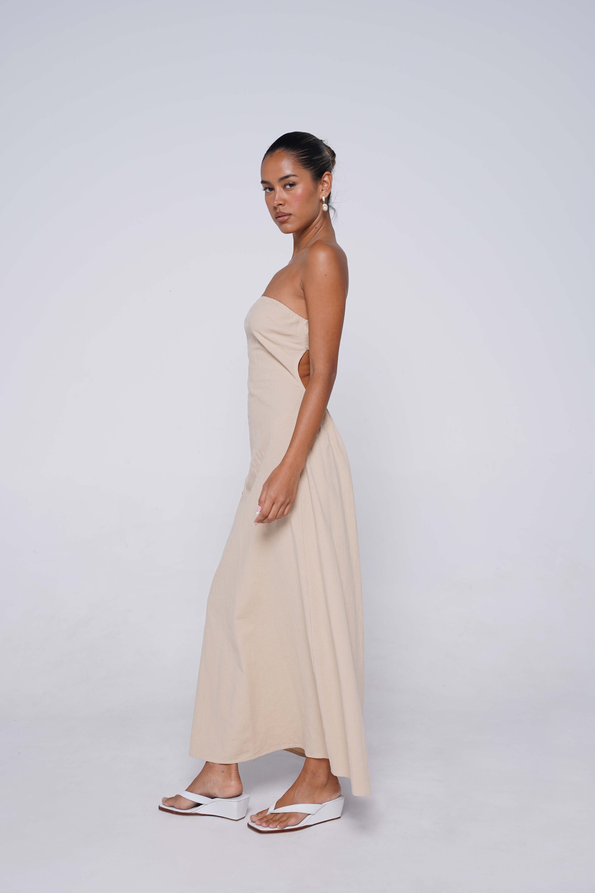 Reef Dress in Latte
