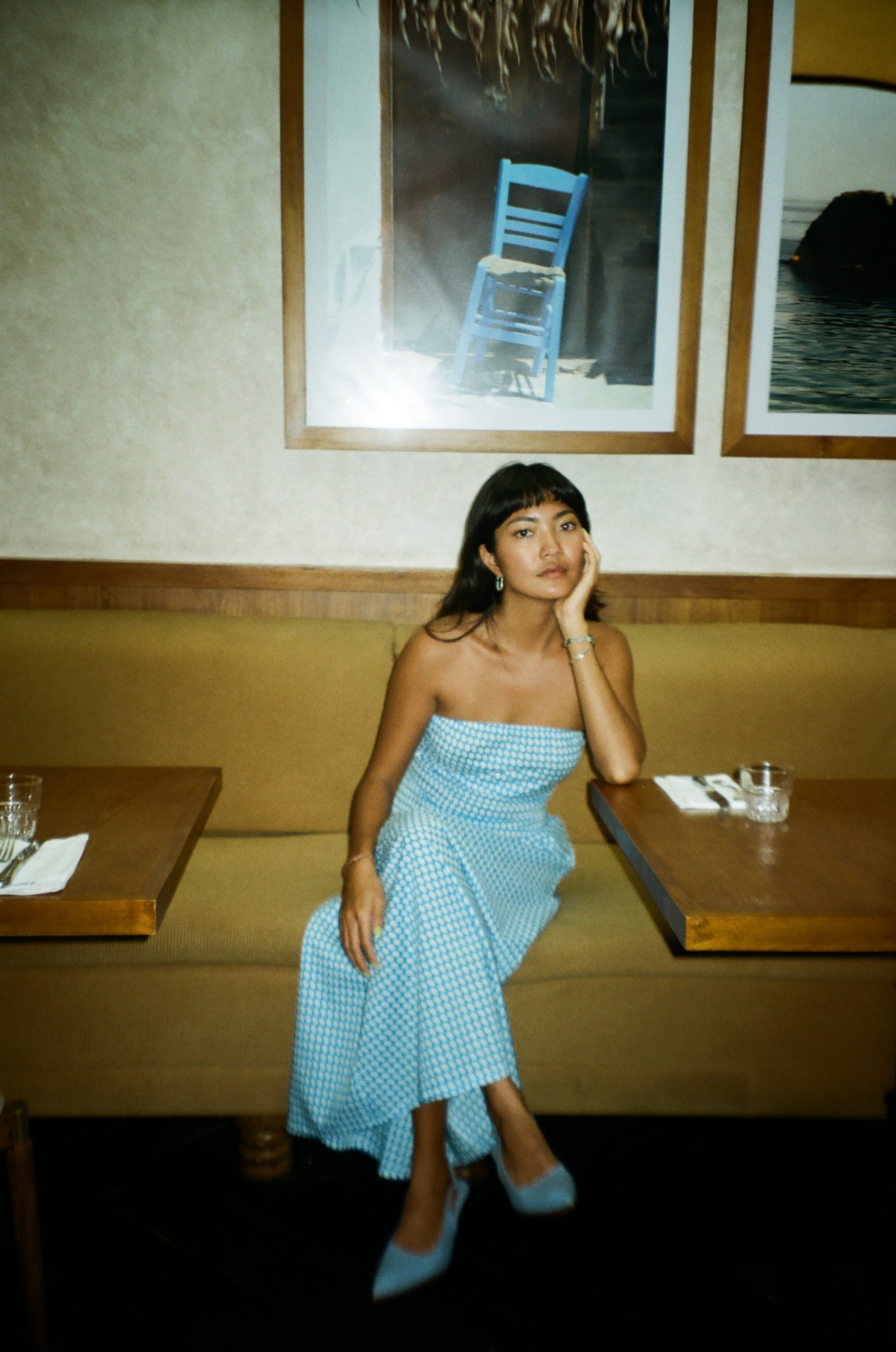 Reef Dress in Blue Nique