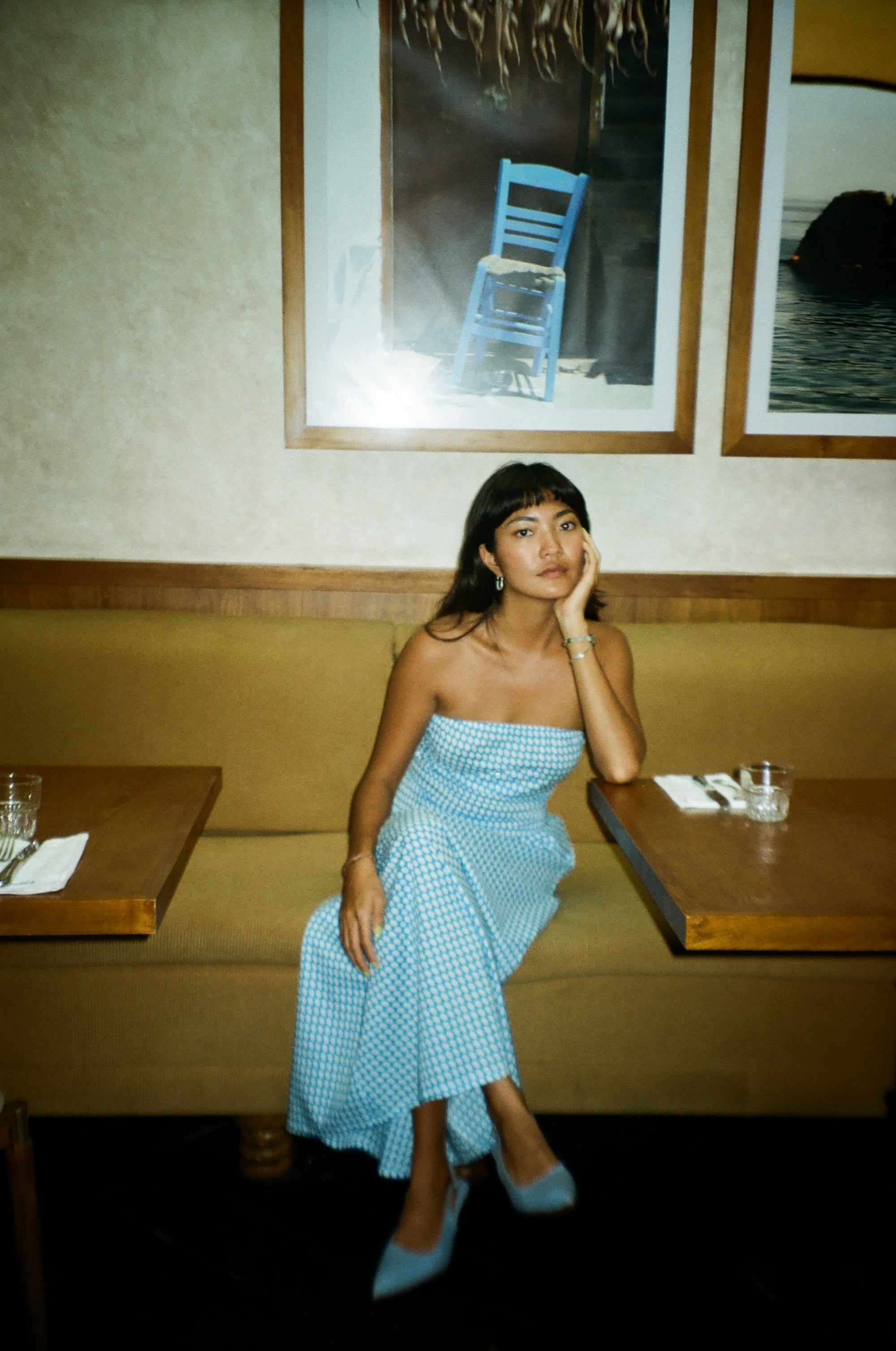 Reef Dress in Blue Nique