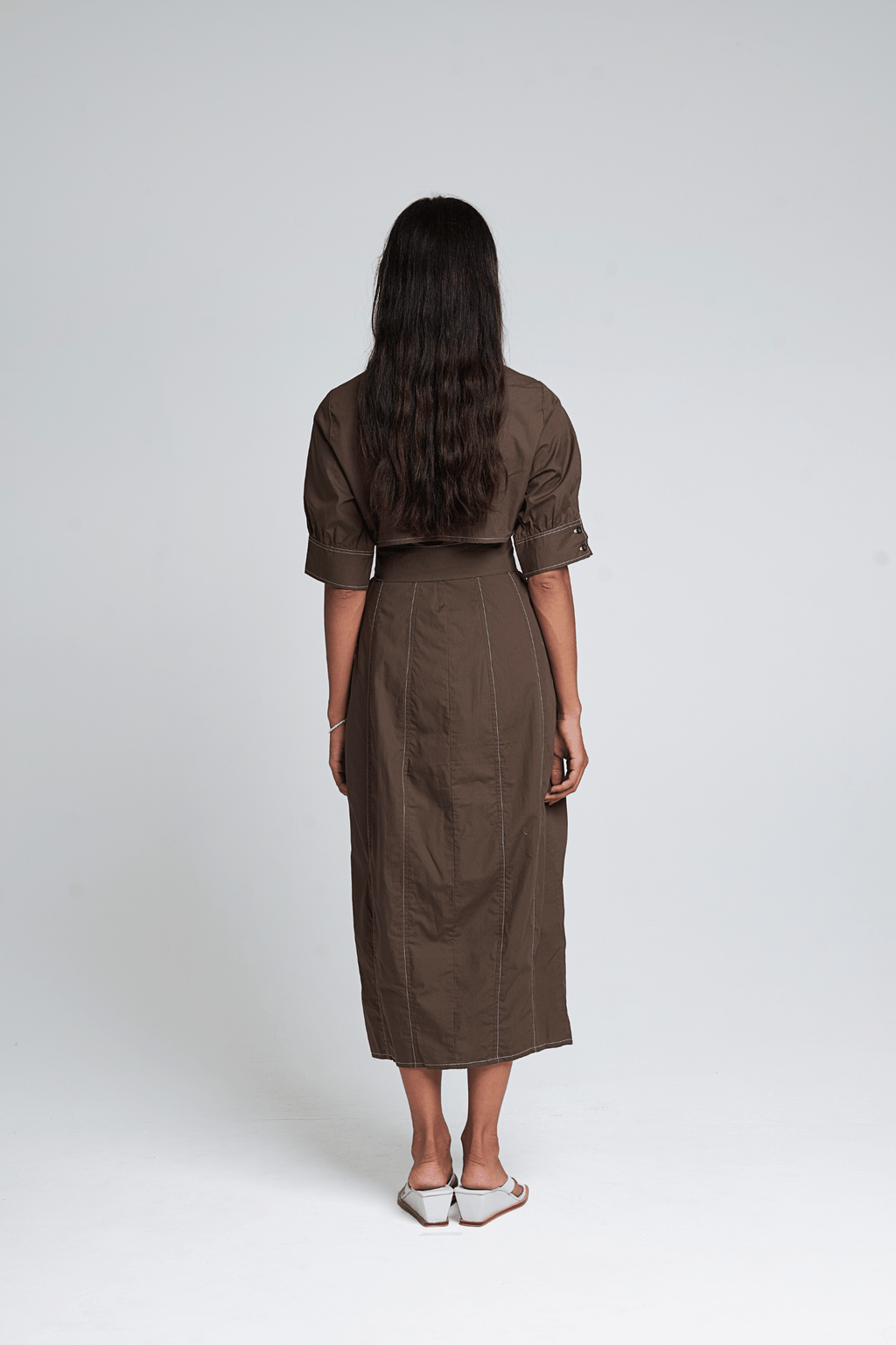 Flynn Dress in Mocha