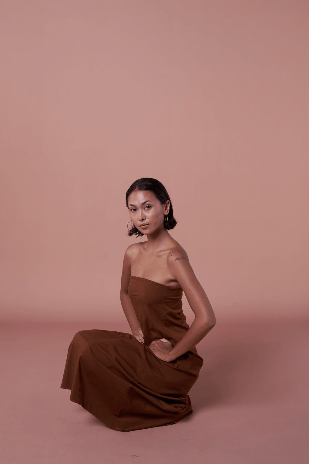 Giorgia Dress in Chocolate
