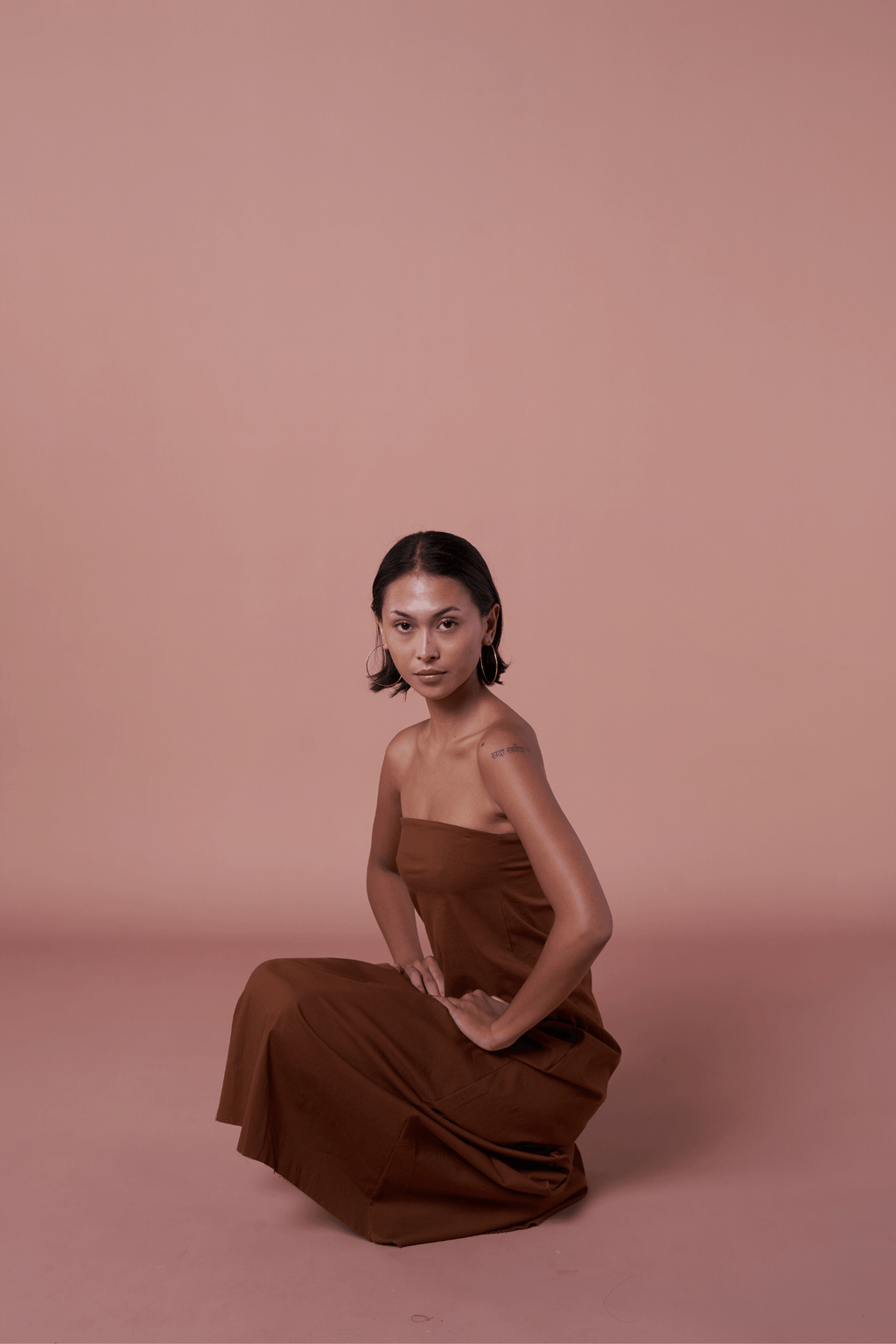Giorgia Dress in Chocolate