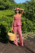 Kinsley Top in Red Gingham