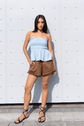 Winnie Shorts in Mocha
