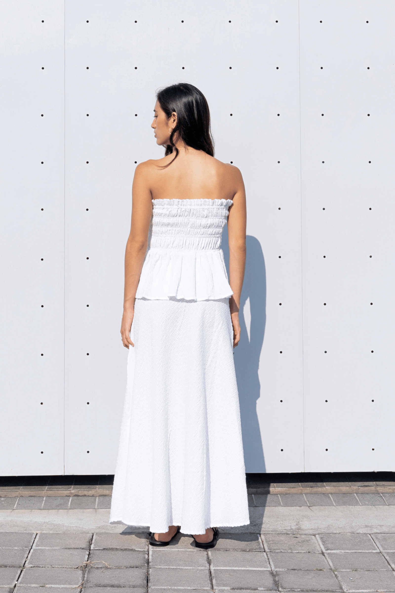 Kinsley Top in White Embroidery