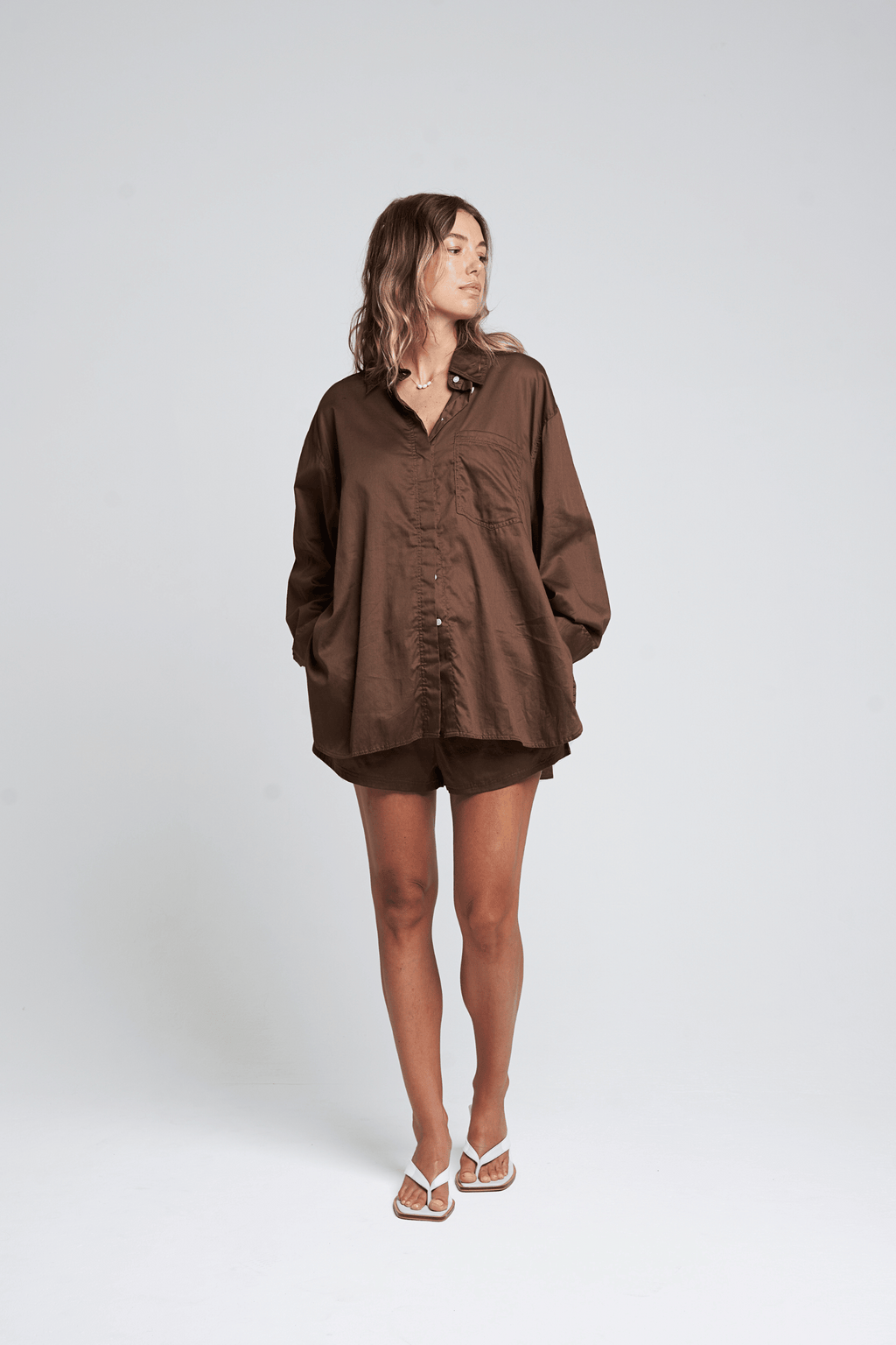 Winnie Shirt in Mocha