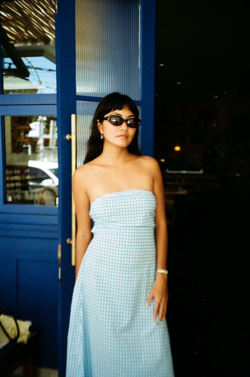 Reef Dress in Blue Nique