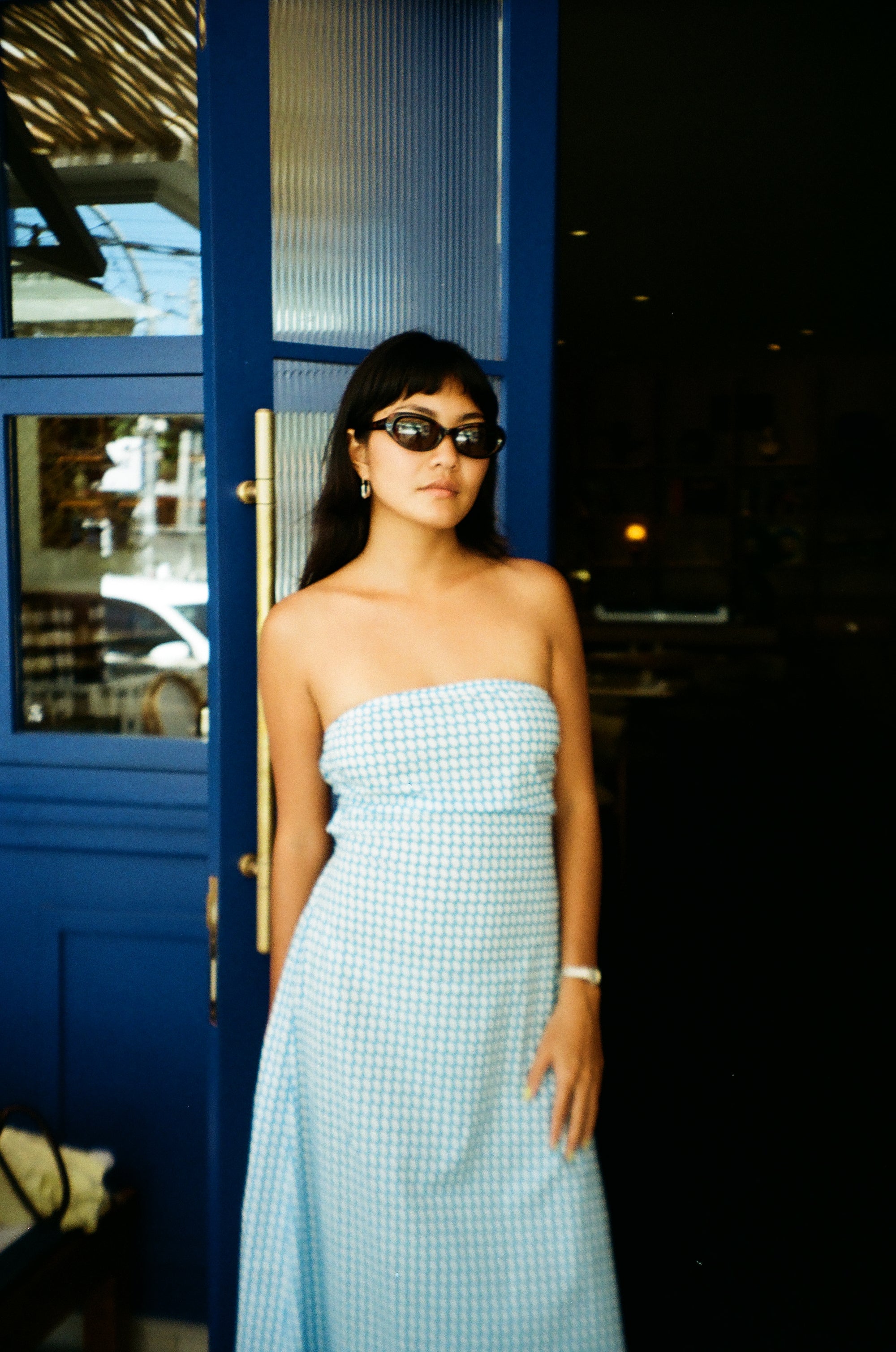 Reef Dress in Blue Nique