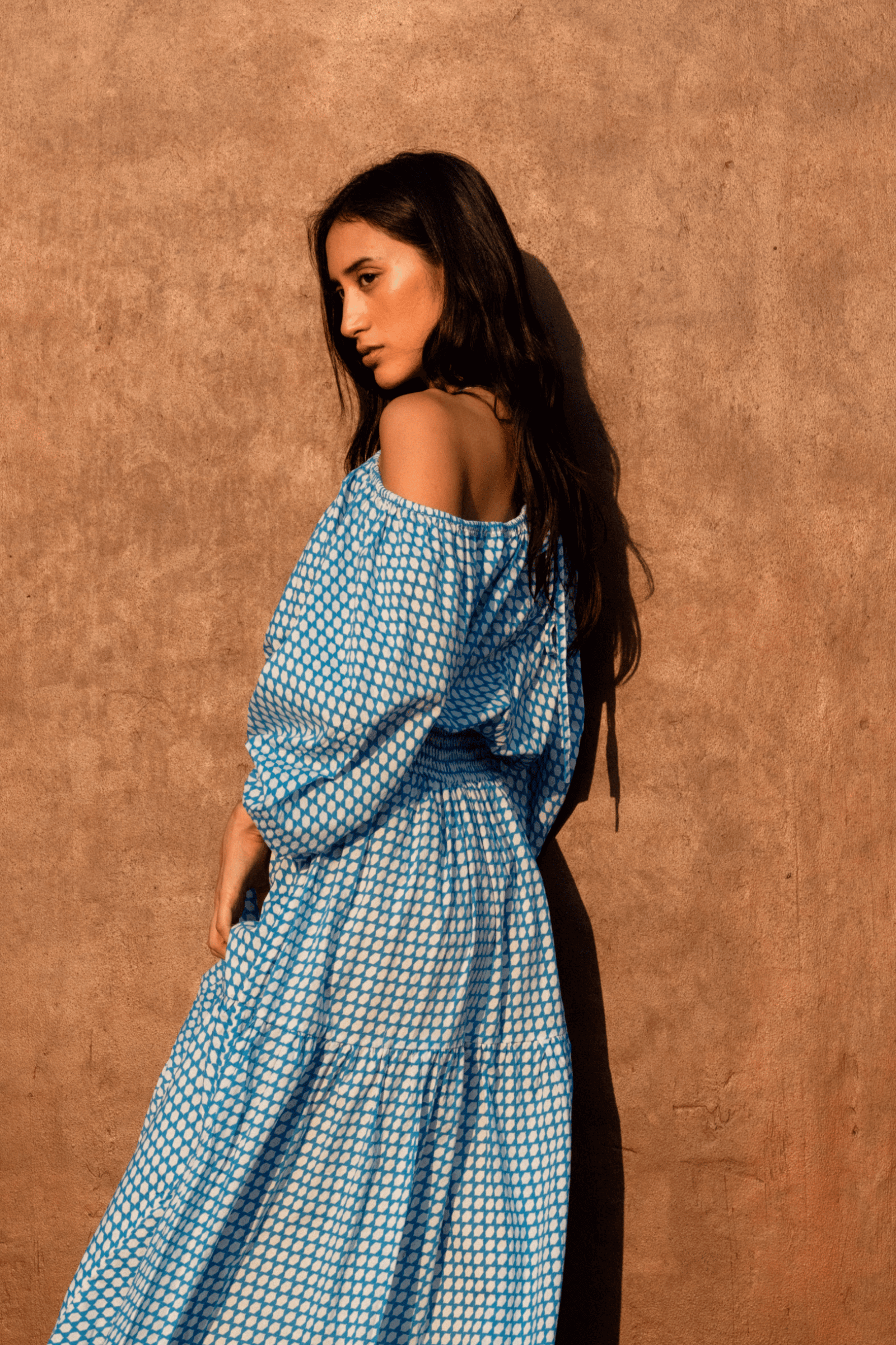 Nusa Dress in Blue Nique