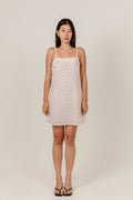 Celine Dress in Red Polkadot