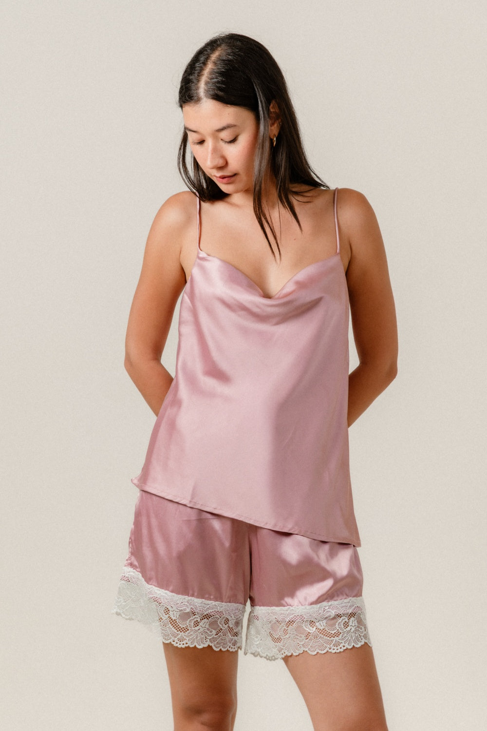 Agatha Shorts in Mauve