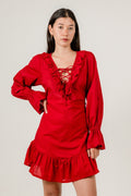 Calya Dress in Lava Falls