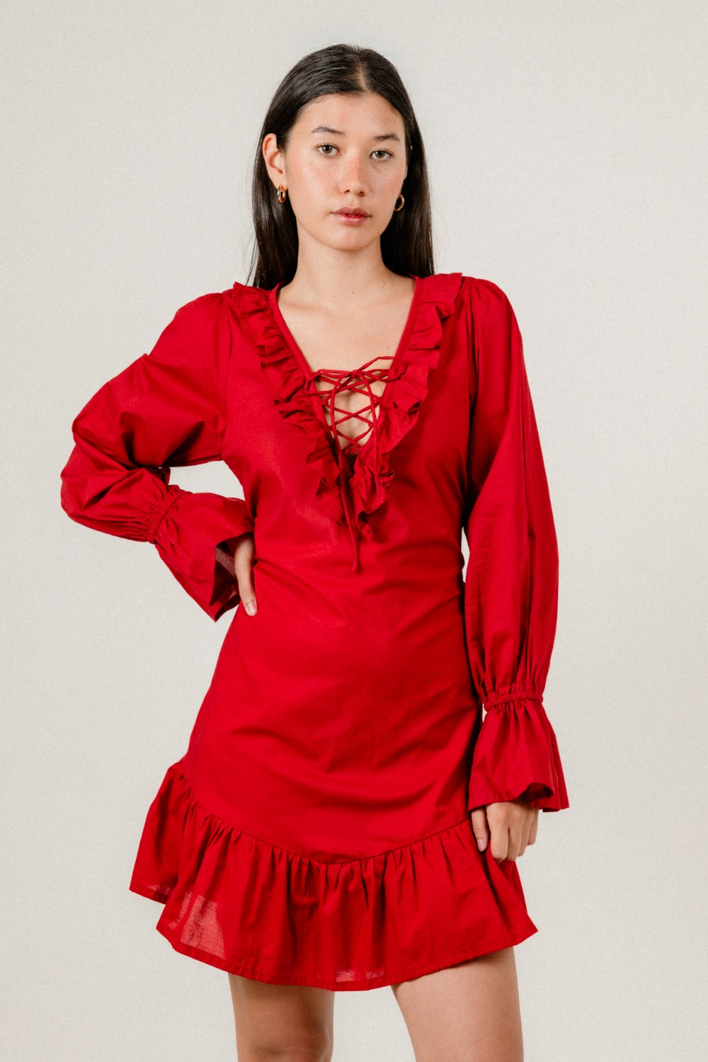 Calya Dress in Lava Falls