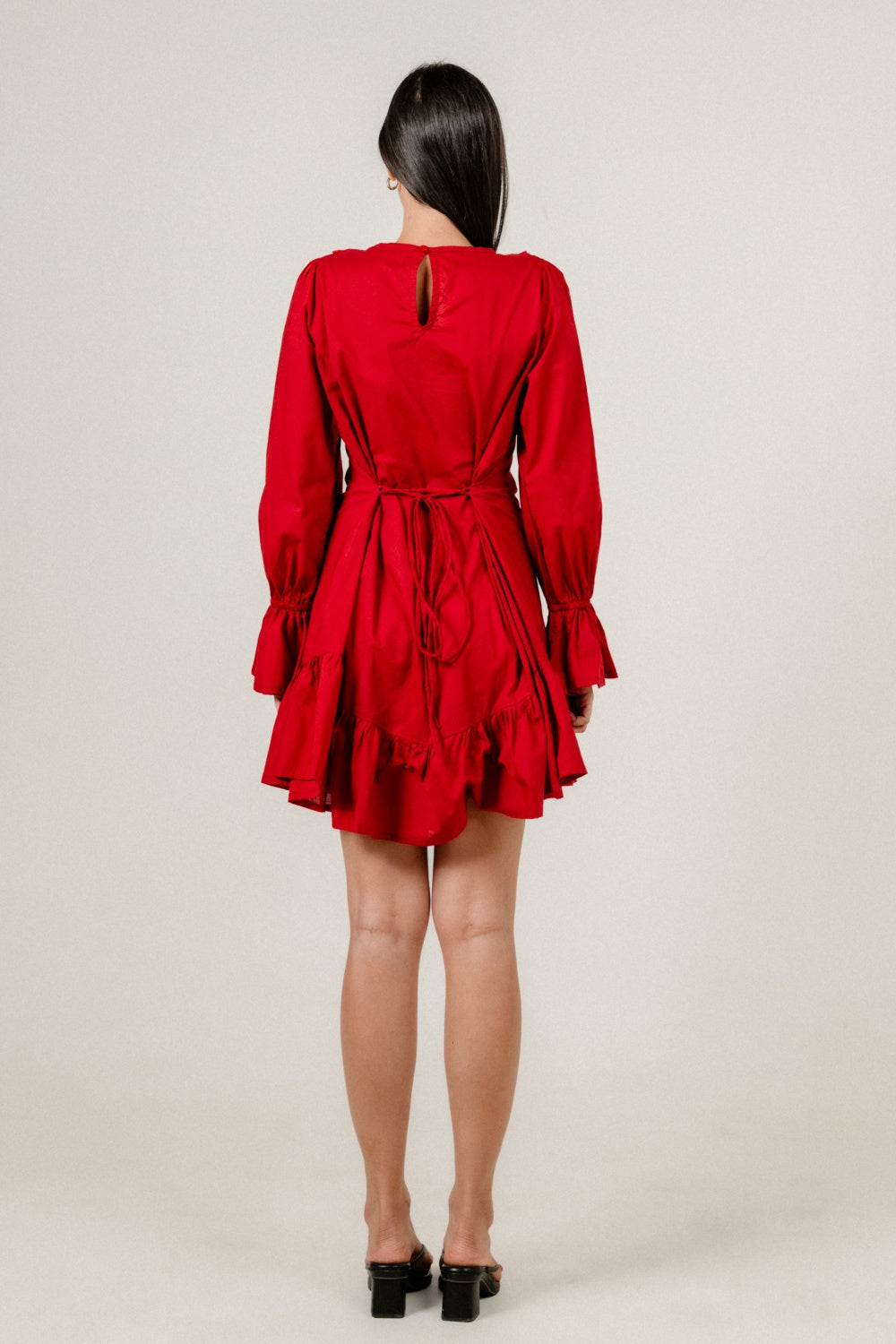 Calya Dress in Lava Falls