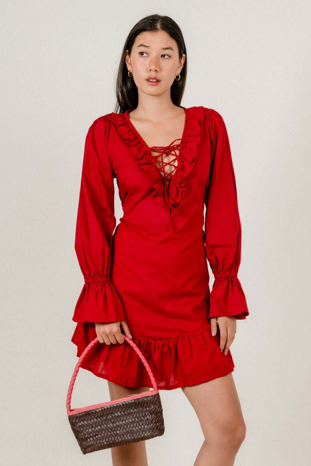 Calya Dress in Lava Falls