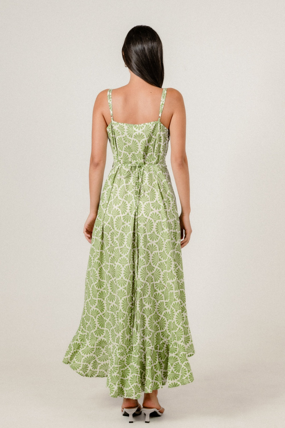 Avira Dress in Mika Watercress