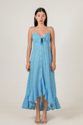 Velia Dress in Blue Nique