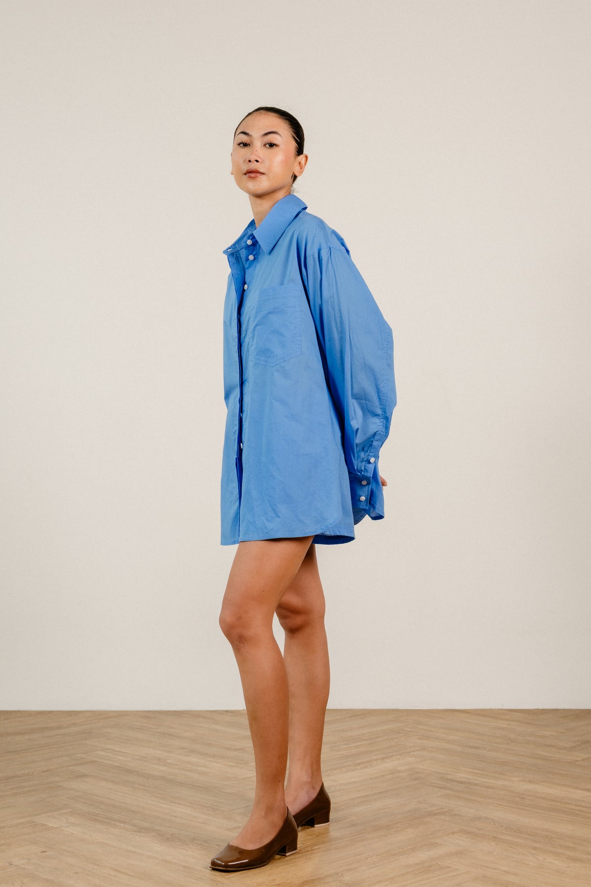 Winnie Shirt in Marine Blue