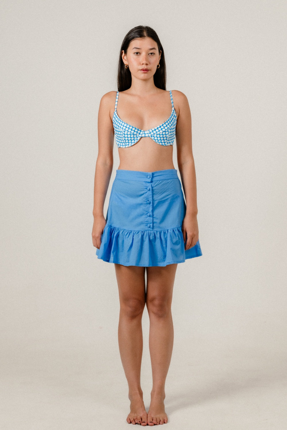 Celeste Skirt in Marine Blue