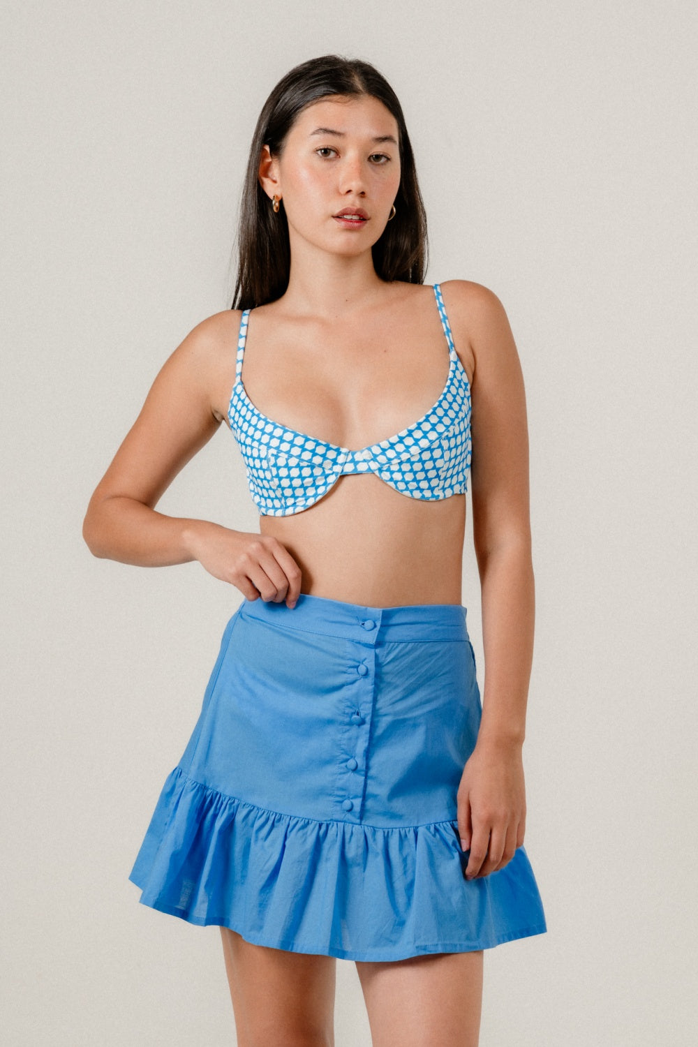 Celeste Skirt in Marine Blue