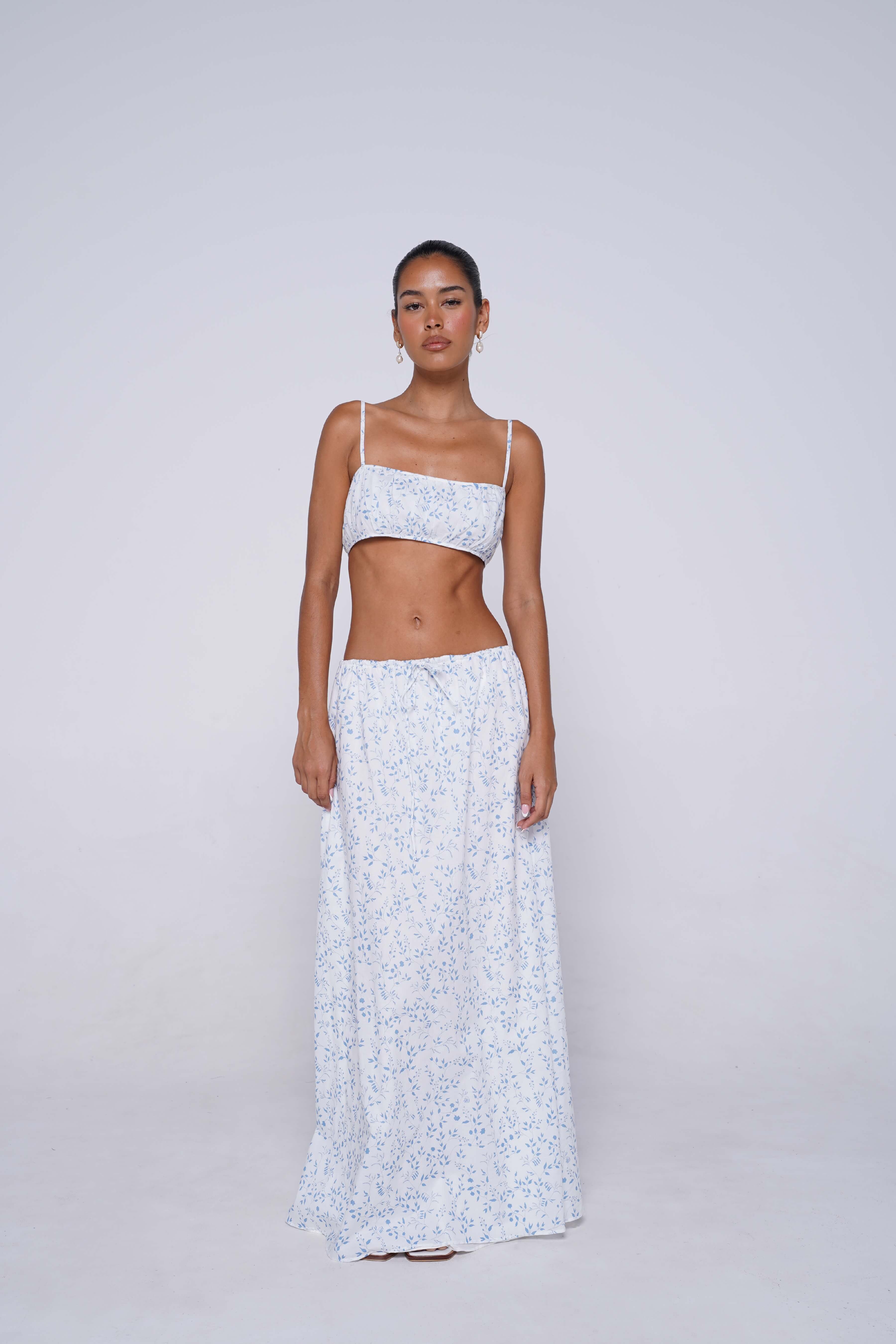 Alice Skirt in Josephine Blue
