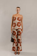 Sarah Pants in Chocolate Floral