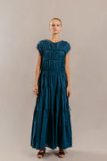Floren Dress in Denim Blue