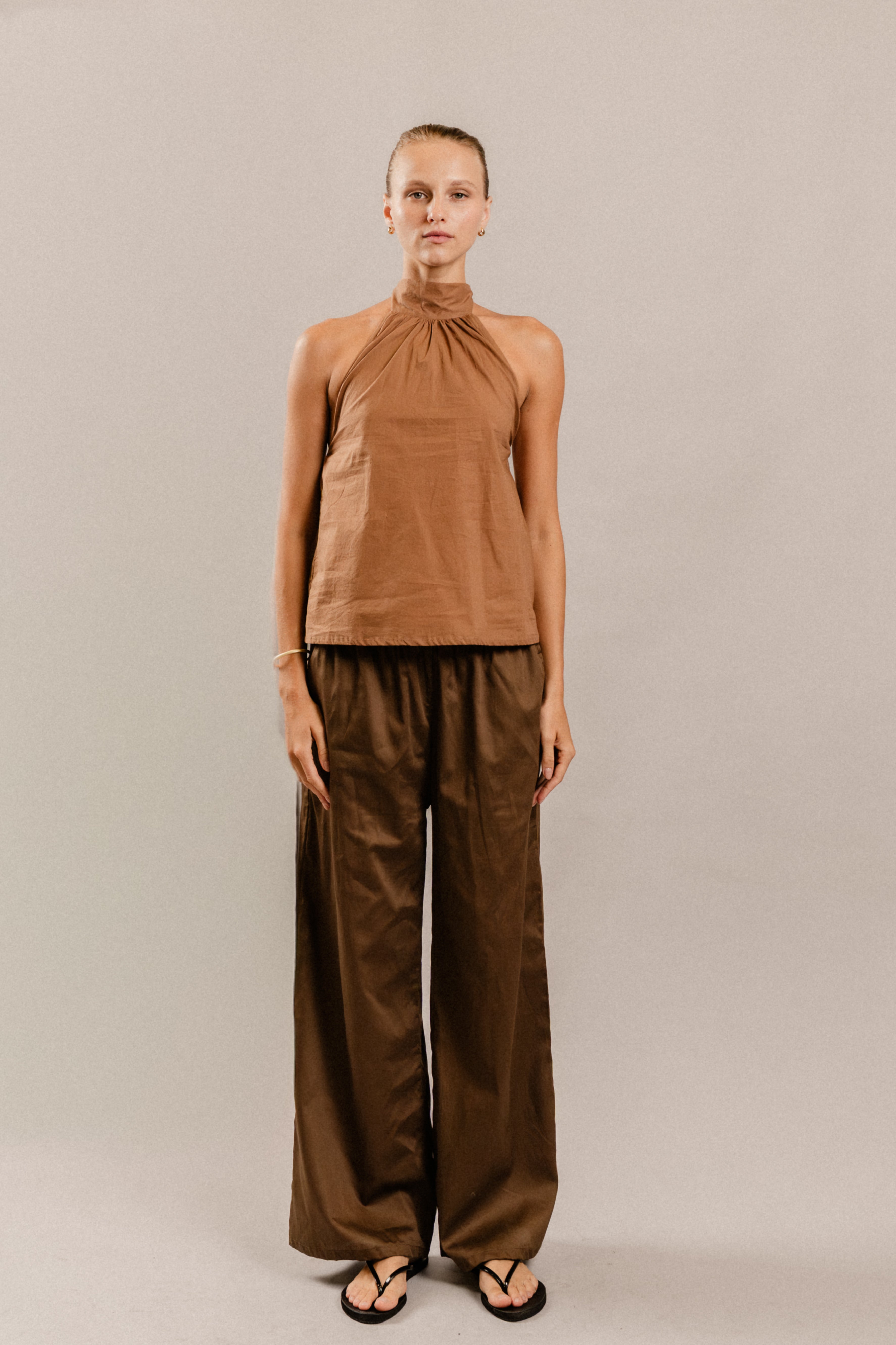 Eden Top in Mocha Mousse