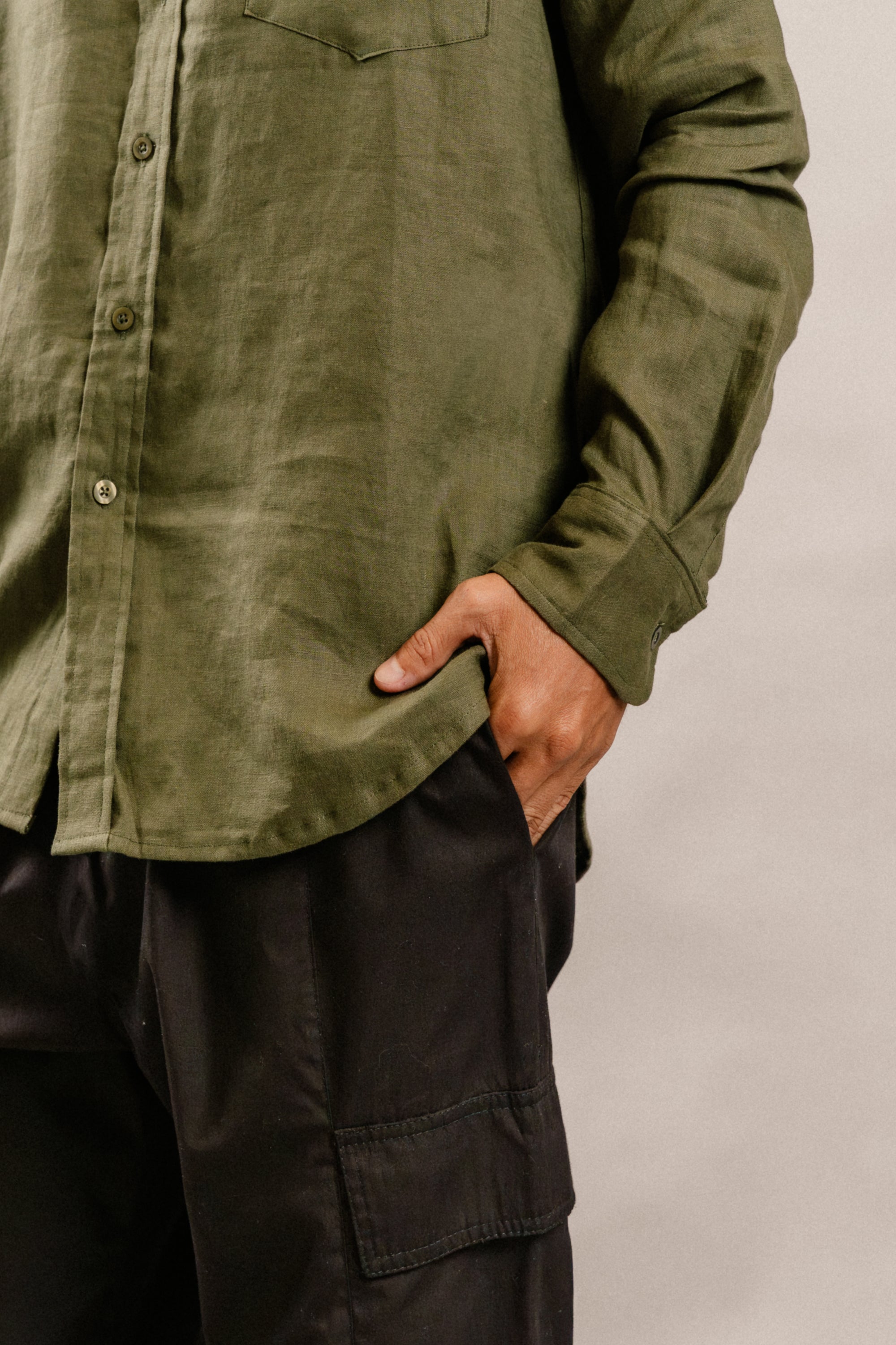 Henry Pants in Charcoal