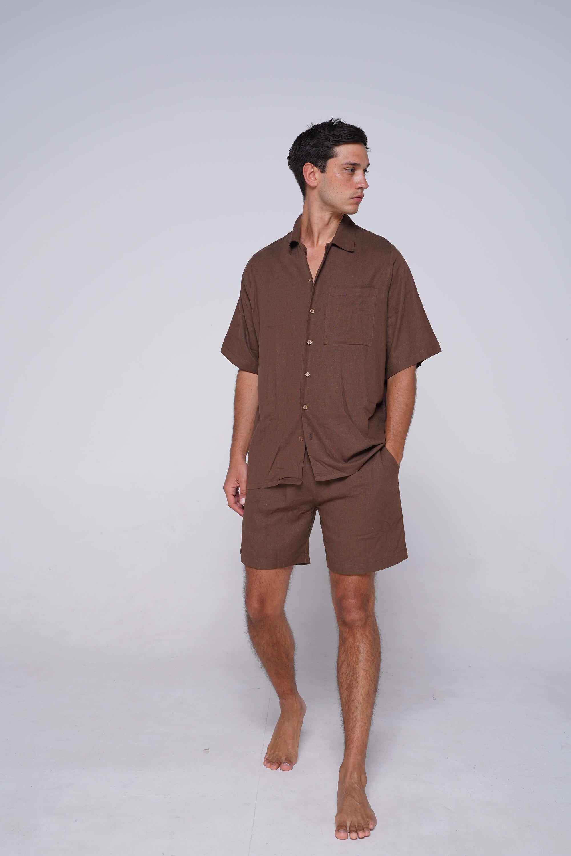 Henry Shorts in Chocolate
