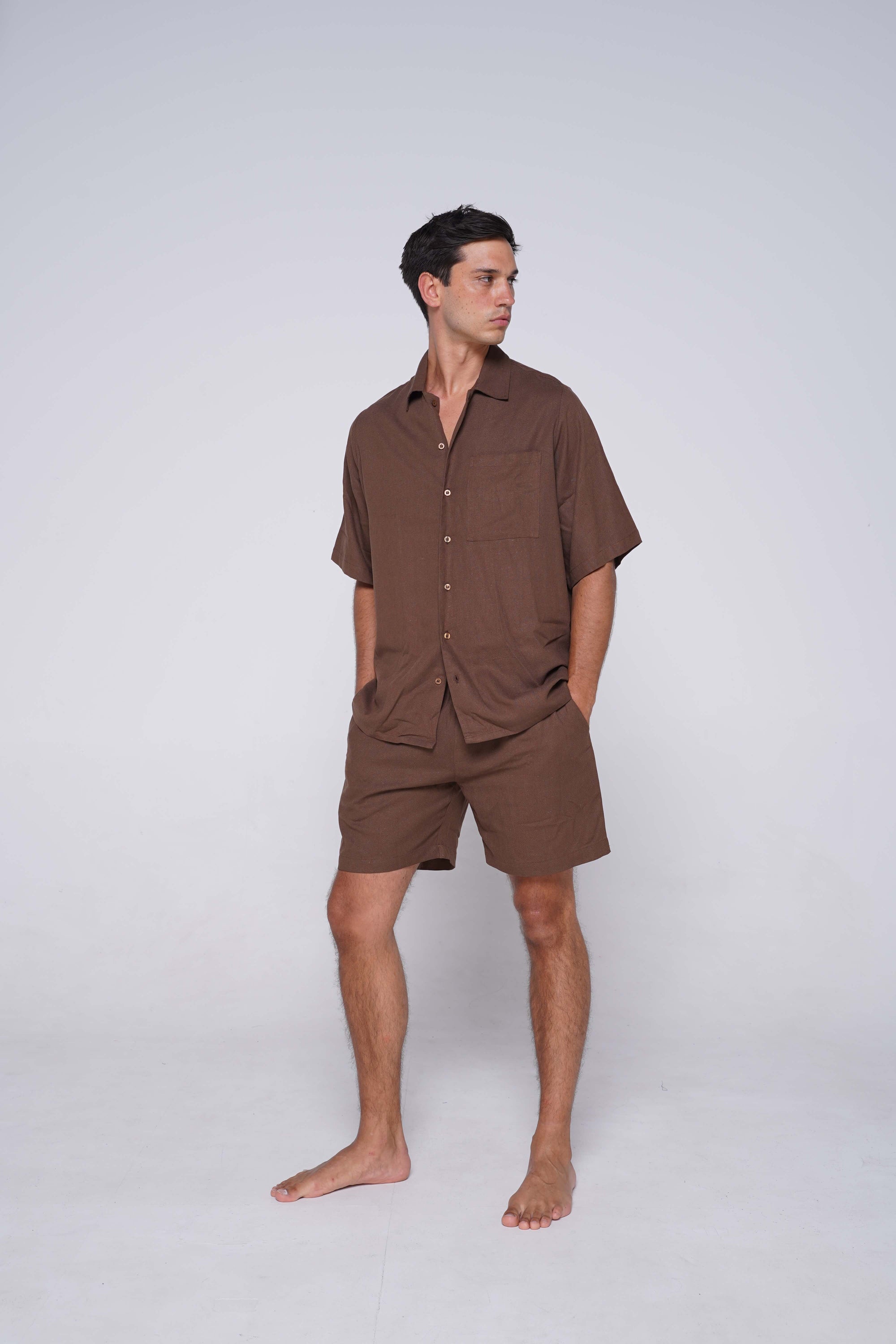 Henry Shorts in Chocolate