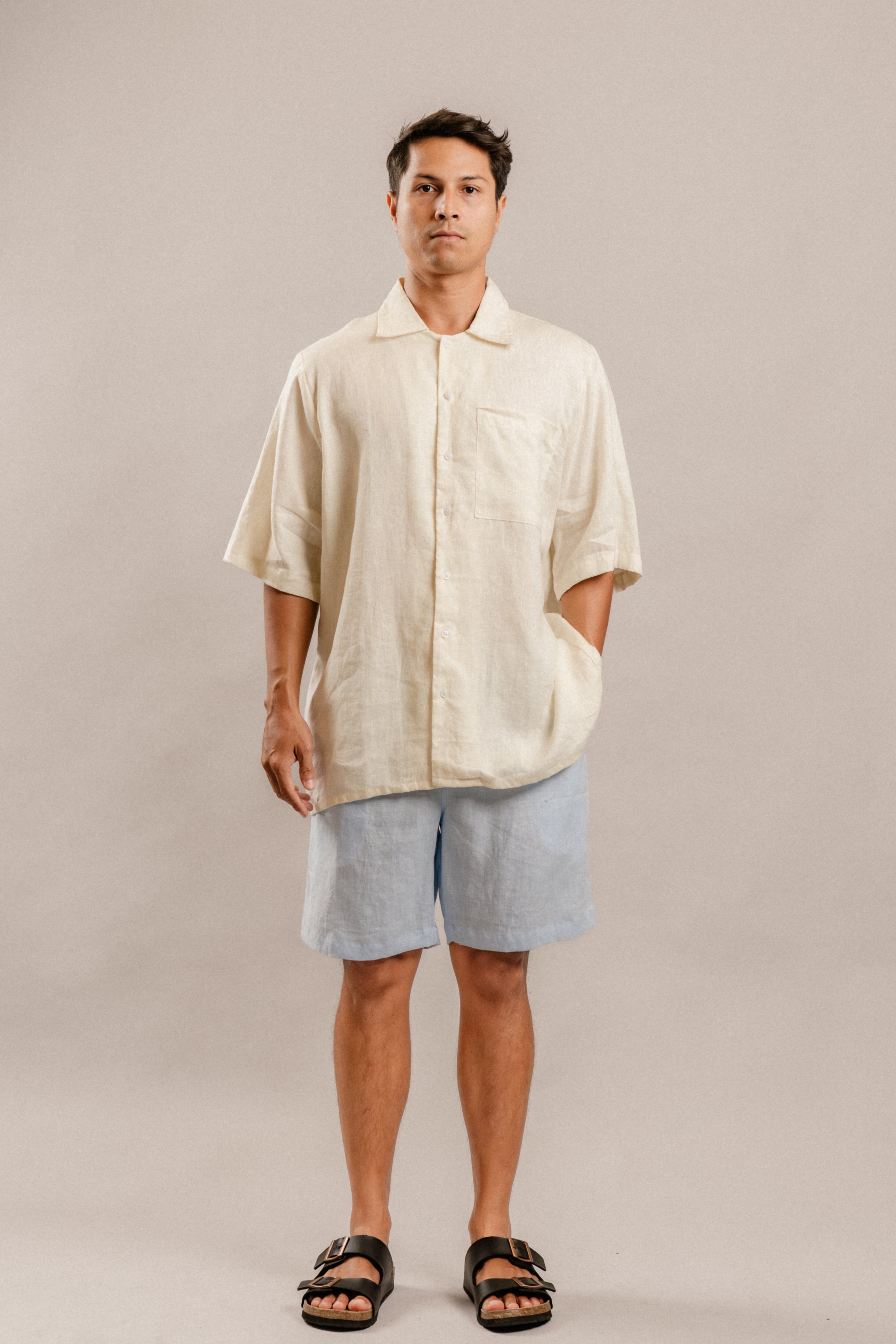 Henry Shorts in Light Blue