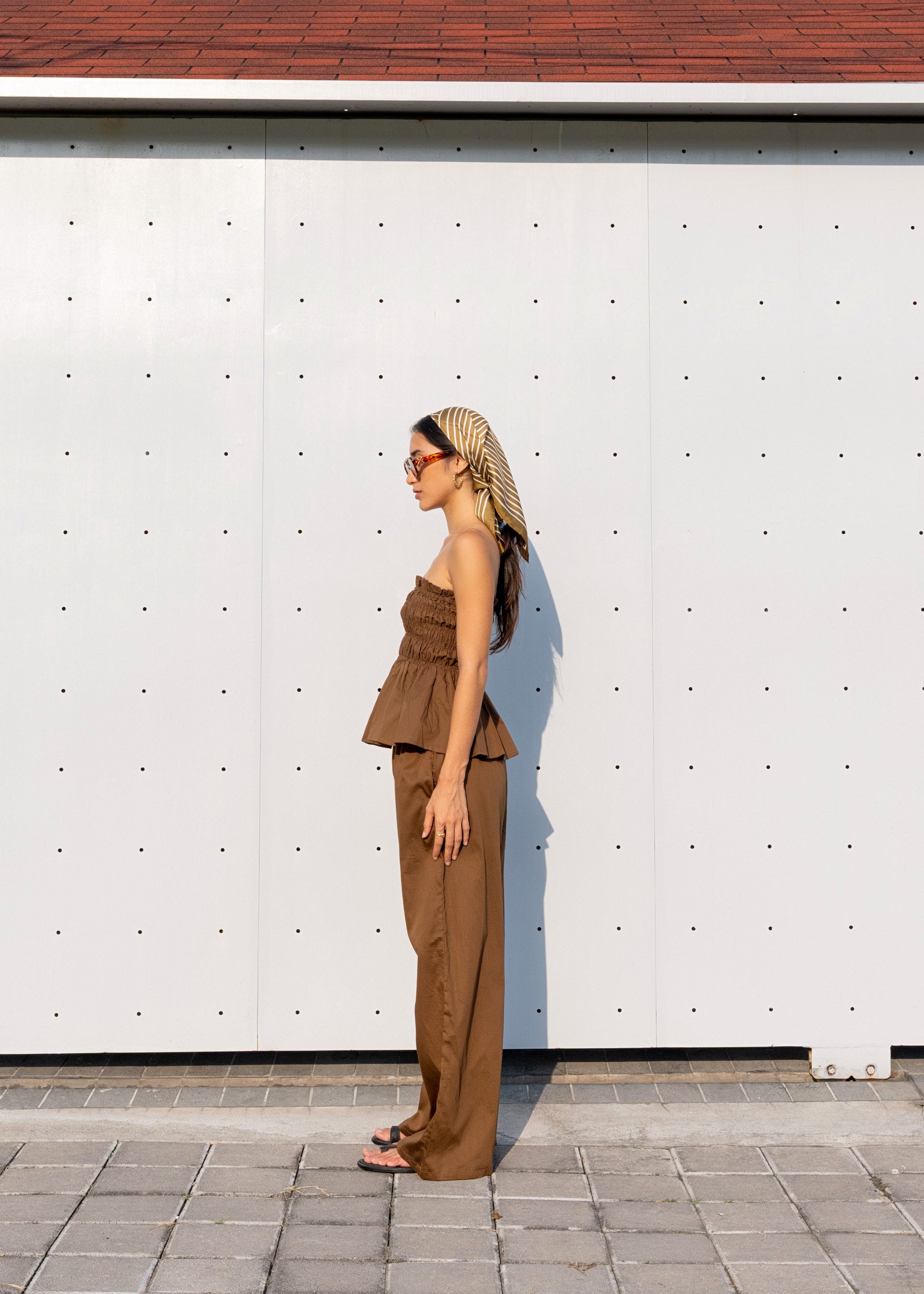 Sarah Pants in Mocha Mousse