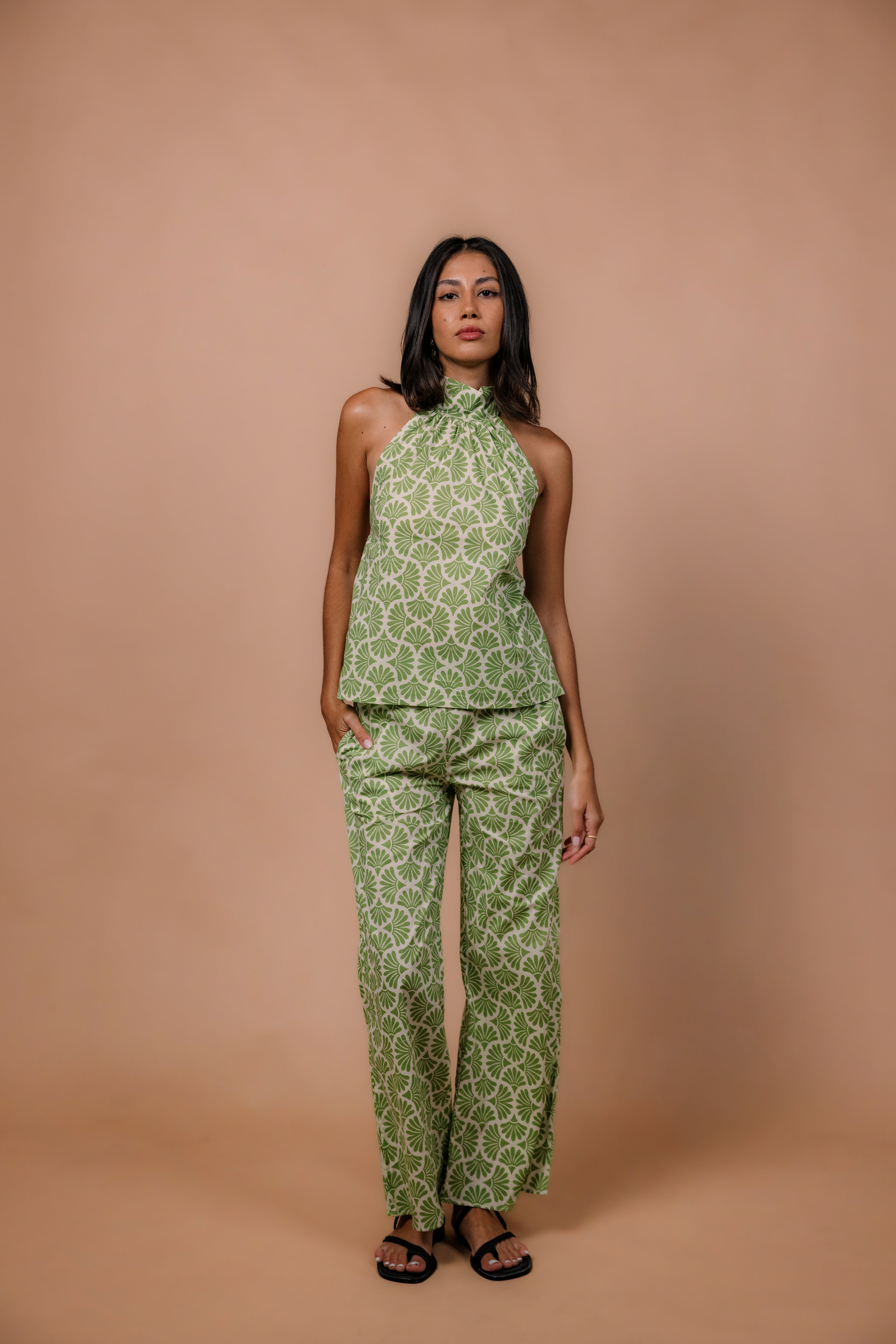 Eden Top in Watercress Mika