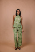 Sarah Pants in Watercress Mika