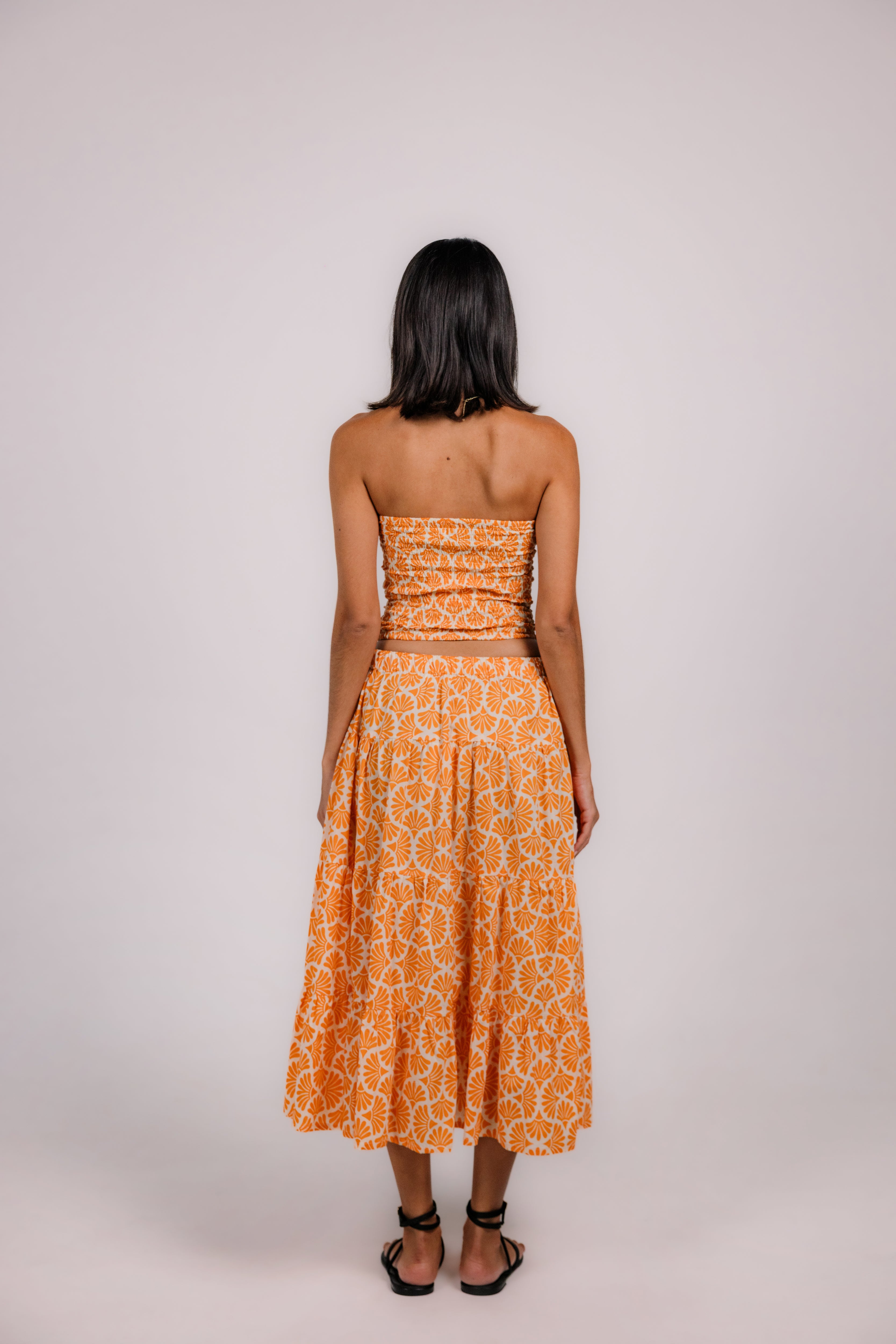 Boob Tube Top in Orange Mika
