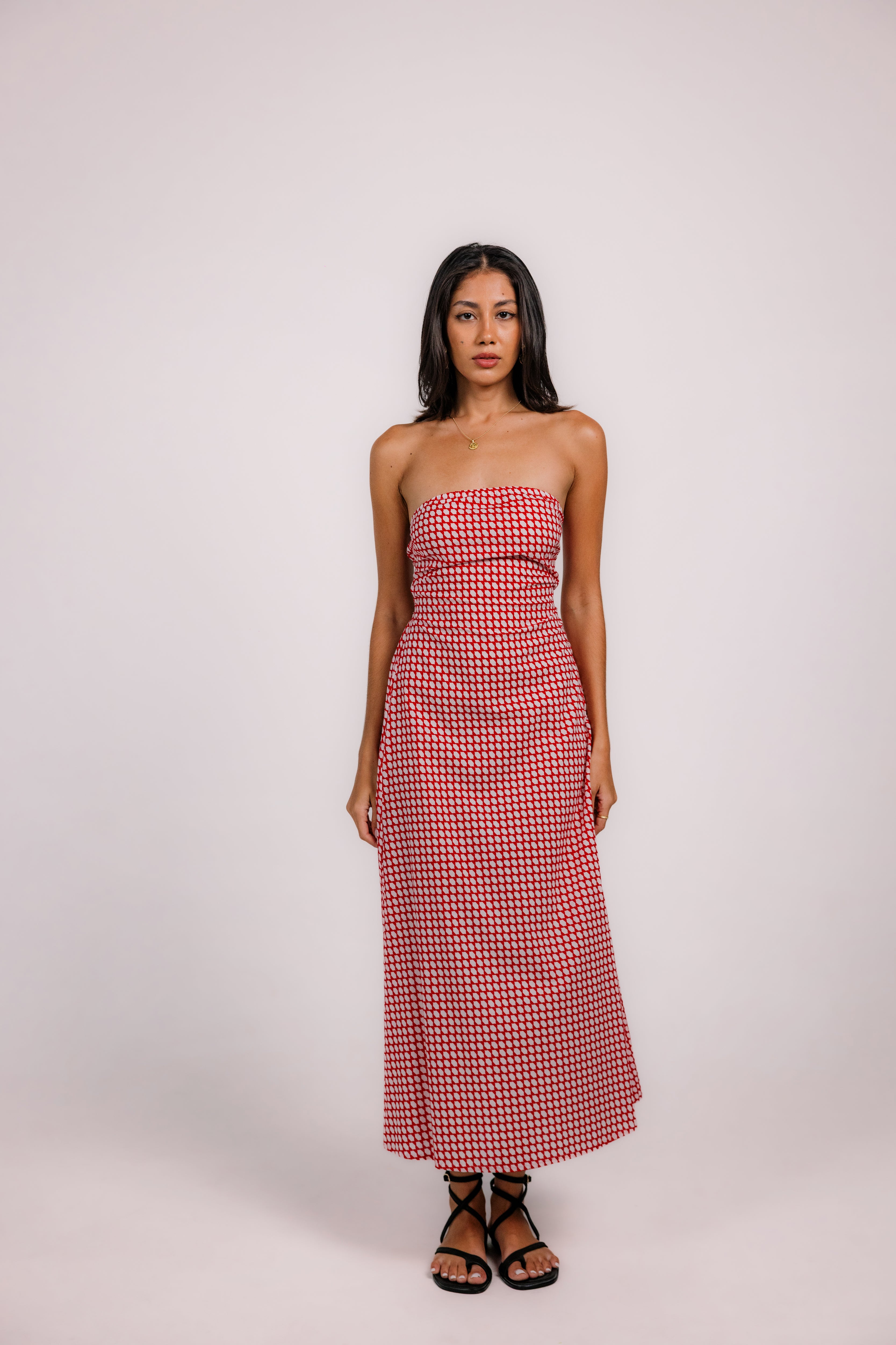 Reef Dress in Barbados Cherry Nique