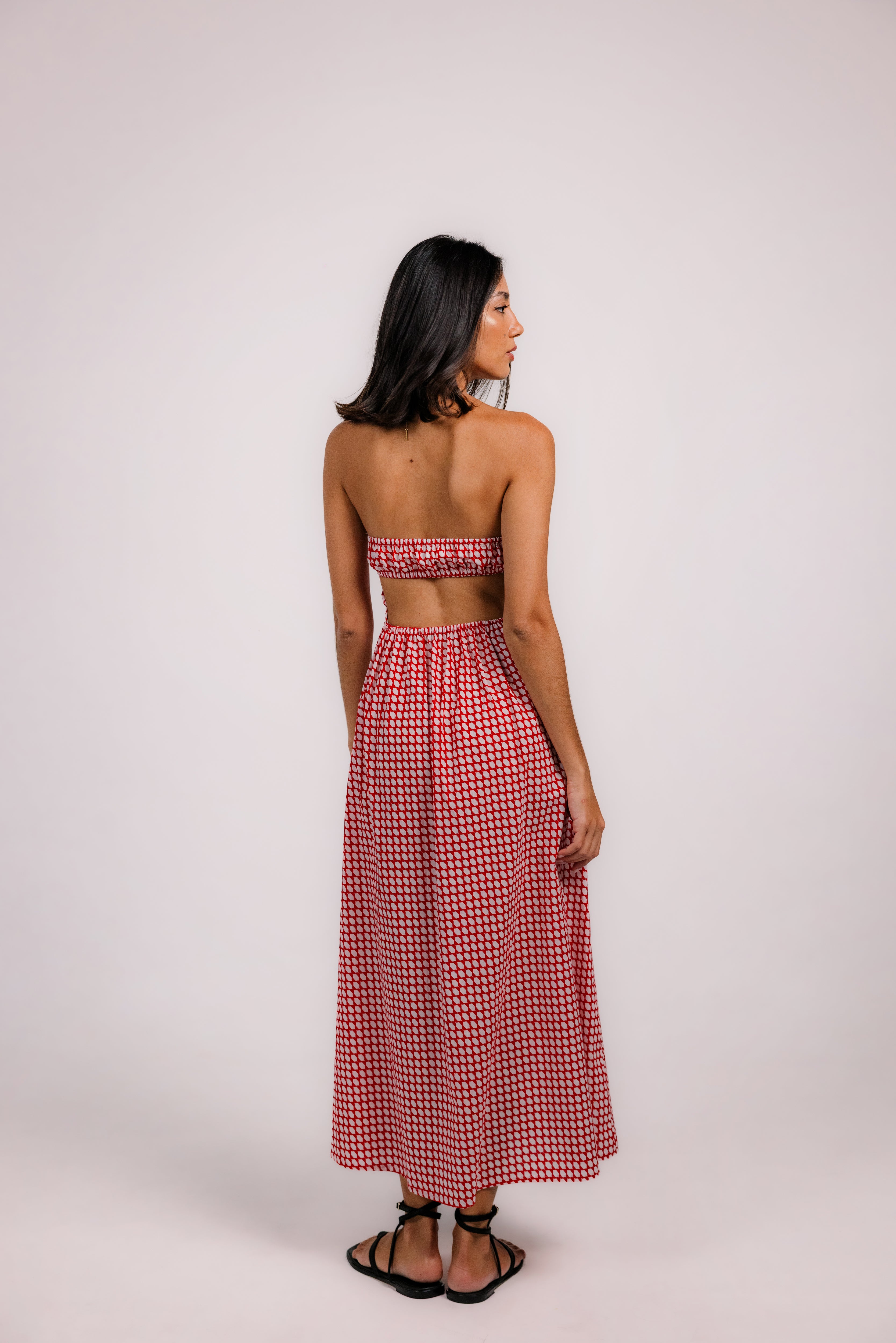 Reef Dress in Barbados Cherry Nique