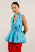 Elina Top in Turquoise