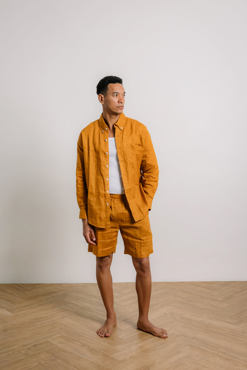 Oscar Shirt in Tan