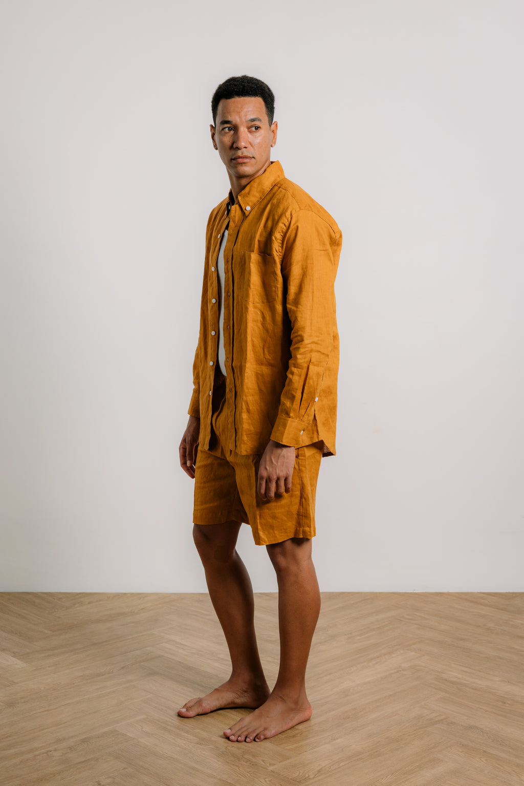 Oscar Shirt in Tan