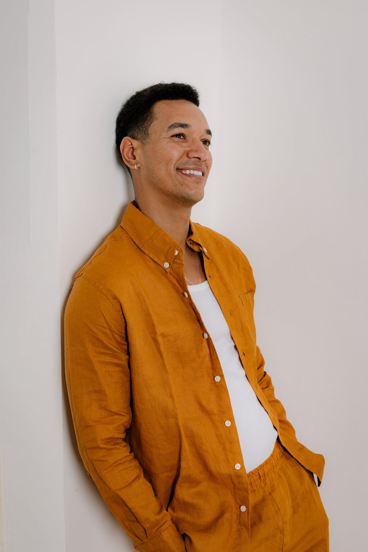 Oscar Shirt in Tan