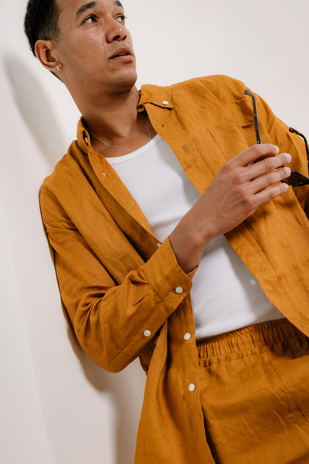 Oscar Shirt in Tan